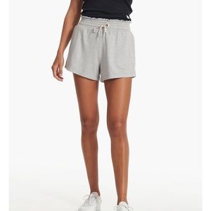 Halo Boxy Shorts - Pale Grey Heather - Medium